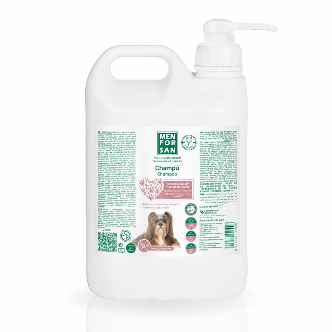 MENFORSAN Champú Aloe Vera para Perros | Hidrata en profundidad | Acción Anti Irritaciones y Anti Eczemas | 100% Natural | Herbácea | 1L — view 31