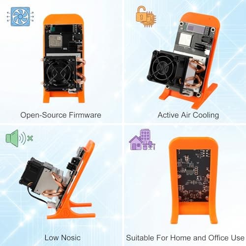 Bitcoins Miner Bitaxes 601 SHA256 1.5TH/S 25W Low Power Home Solo ASIC Crypto Miner, Orange — view 2