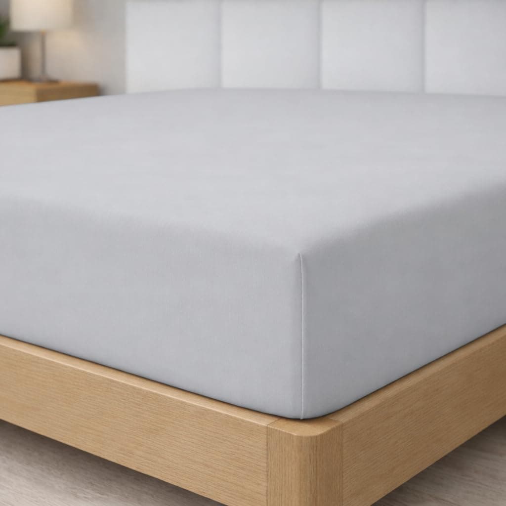 Degrees Home Collection - Sábana Bajera Ajustable 150x190x33 cm - Microfibra de poliéster, Calidad Oeko Tex sin tóxicos, Super Suave - Blanco — view 16