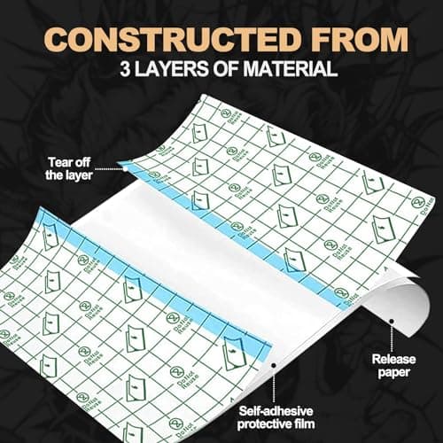 Tattoo Aftercare Bandage Roll, with Sliding Cutter 6 Inch x 2.2 Yards, Transparent Protective Film, Waterproof Breathable Stretchable Wrap for Tattoo Protection — view 4