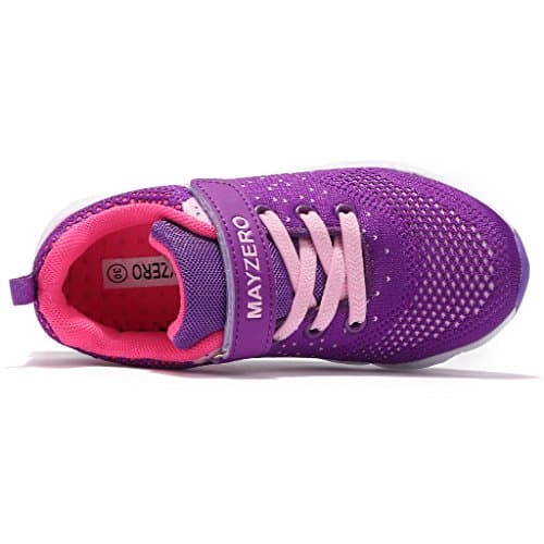 MAYZERO Kids Tennis Shoes Breathable Running Shoes Lightweight Athletic Shoes Walking Shoes Fashion Sneakers for Boys and Girls — view 3