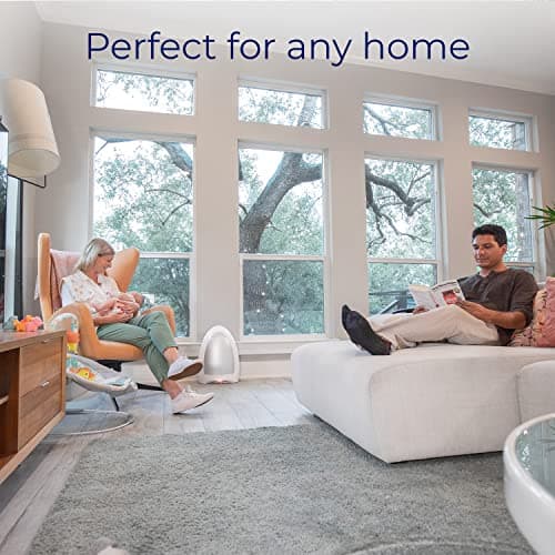EyeVac Home Touchless Vacuum Automatic Dustpan - Great for Sweeping Pet Hair Food Dirt Kitchen - Ultra Fast & Powerful, No More Bending Down, Bagless, Corded, Automatic Sensors, 1000 Watt (White) — view 5