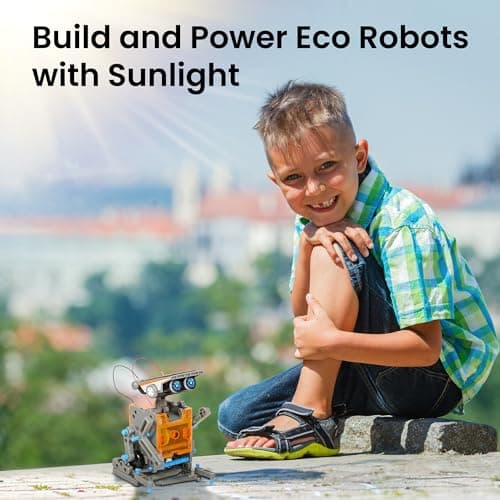 Sillbird 12-in-1 Solar Robot Building Kit STEM Gift for Boys Ages 8-13 — view 2