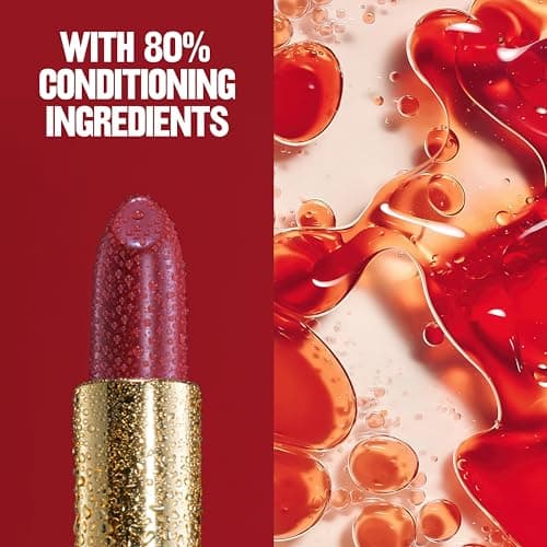 REVLON Lipstick, Super Lustrous Lipstick, Creamy Formula For Soft, Fuller-Looking Lips, Moisturized Feel, 755 Bare It All, 0.15 oz — view 5