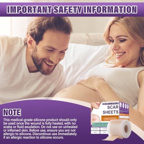 Silicone Scar Sheets, Medical Grade Silicone Scar Tape for Surgical, Hypertrophic, Keloid, C-Section, Burn, Old & New Scars, Reusable Professional Scars Removal Sheets (1.6"X 59" Roll-1.5M) — view 6