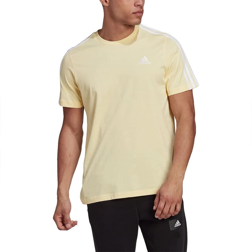 adidas Essentials Single Jersey 3-Stripes tee Camiseta de Manga Corta Hombre (Pack de 1) — view 57
