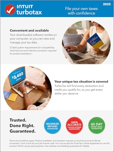 TurboTax Deluxe Desktop Edition 2025, Federal & State Tax Return [Win11/Mac14 Download] — view 4