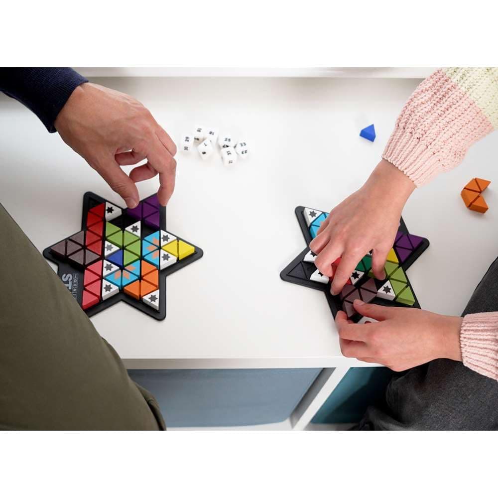 The Happy Puzzle Company The Genius Star Game - 165,000+ Puzzle Challenges for a Fun Family Board Game Night - Logic Puzzles STEM Educational Learning Resources - Smart Games for Kids & Adults Ages 8+ — view 4