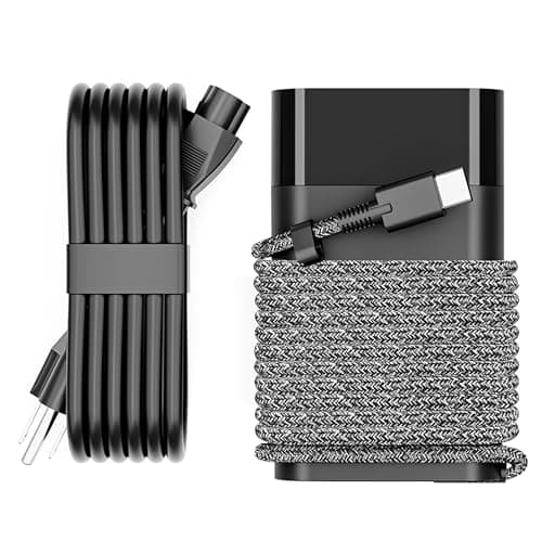 WZXHU 65W Slim USB C Laptop Charger Compatible with HP Spectre, Envy, Elitebook x360, Omnibook, Pavilion, Chromebook, Elite x2 Fast Charging Type C Power Adapter - Portable Travel Cord