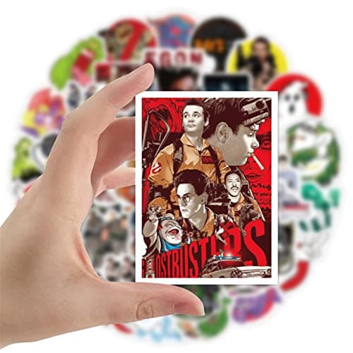 TWGOGOTIC 50Pack Ghostbusters Stickers American Movie Stickers Horror Movie Sticker Water Bottles Waterproof Laptop Trendy Aesthetic Skateboard Guitar Phone Stickers for Film Fans(gho50) — view 3