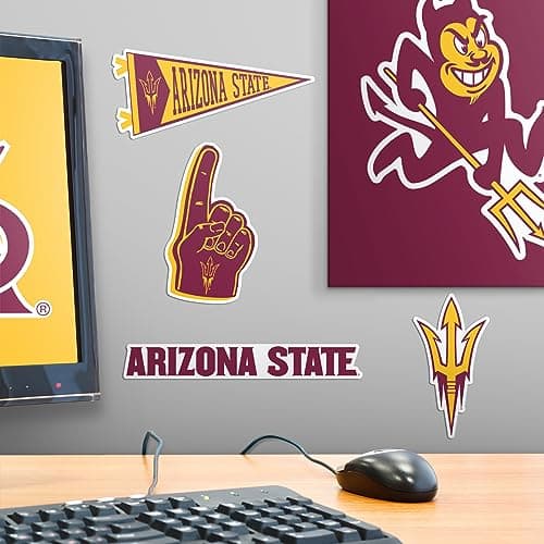 Arizona State University Premium Vinyl Sticker Pack – Large Waterproof Decals for Laptop, Water Bottle, Tablet, Car, Skateboard & More – Officially Licensed ASU Sun Devils Set of 8 — view 5