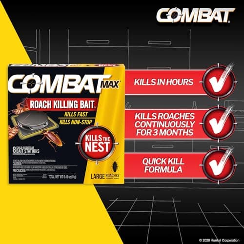 Combat Max Large Roach Killing Bait, 8 count (Pack of 1) — view 2