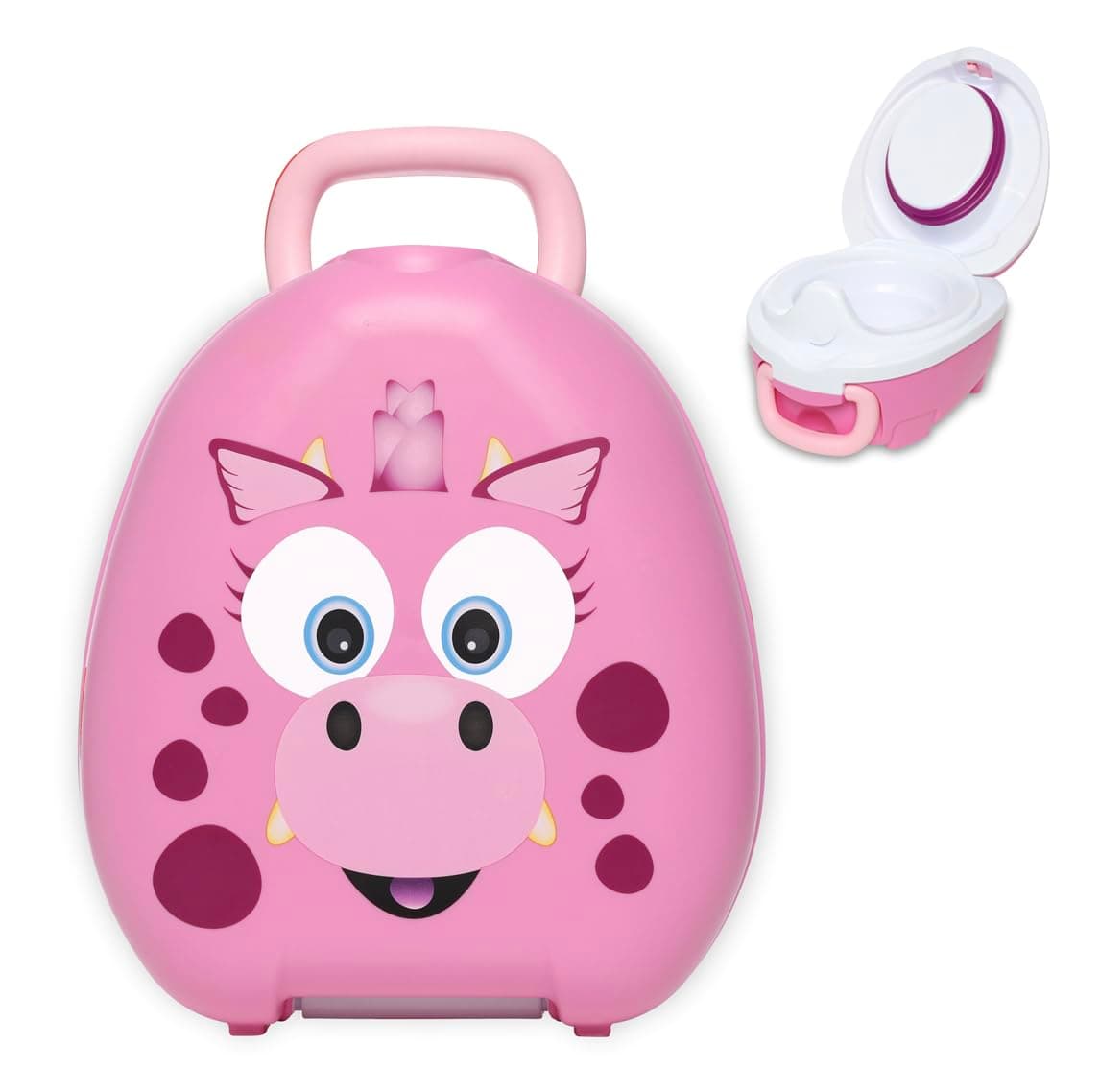 My Carry Potty - galardonado asiento de inodoro portátil para bebés, niños y niñas para llevar a cualquier lugar (Verde pastel) — view 12