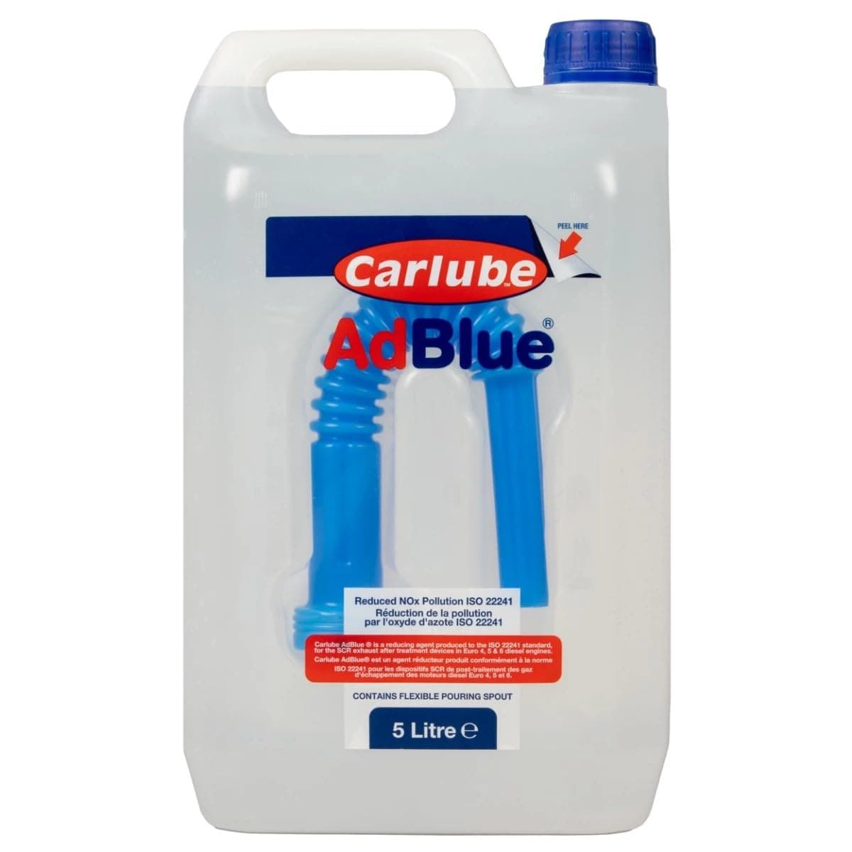 Carlube AdBlue 5L With Spout - Reduces Dangerous Nitrous Oxide Emissions