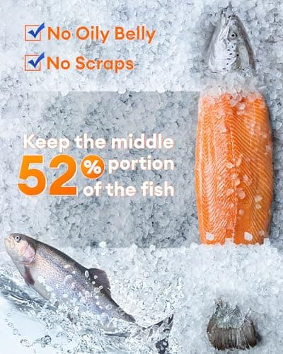 Pawaura Freeze Dried Salmon Dog Treats – 100% Wild-Caught, Whole-Cut Large Pieces – High-Protein, Low-Calorie, Omega-5 for Skin & Coat – Grain-Free, All-Natural – for All Dogs(4oz) — view 3