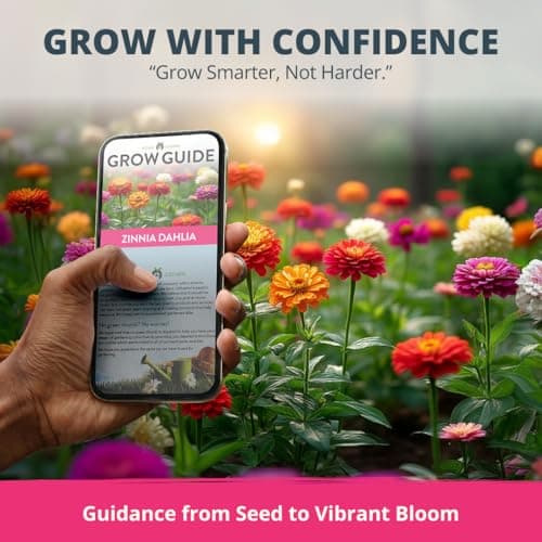 HOME GROWN Zinnia Dahlia Seeds Pack for 2026 Non GMO 524 Flower Seeds | Vibrant Zinnia Elegans for Pollinator Gardens, Borders & Containers | Easy-to-Grow Outdoor Blooms — view 7
