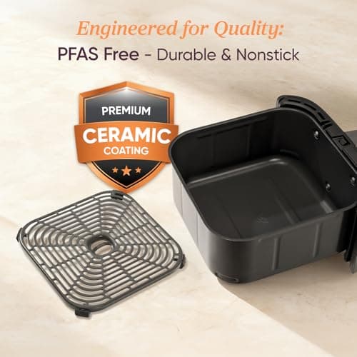 Cosori TurboBlaze Air Fryer, 9-in-1, 6 Qt, PFAS-Free Ceramic Coating — view 5