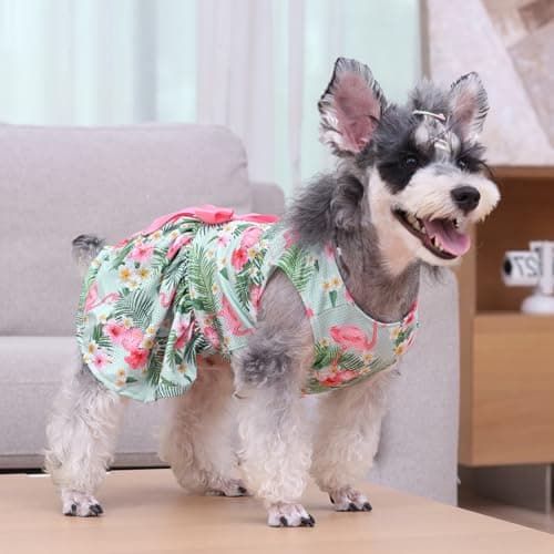 CuteBone Dog Mesh Dress Puppy Sundress Pet Outfit Summer Fashion for Small Dogs Girl Cat Clothes — view 4