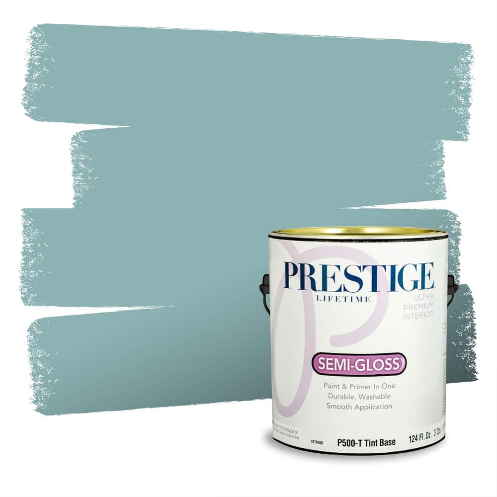 PRESTIGE Paints Interior Paint and Primer In One, 1-Gallon, Semi-Gloss, Comparable Match of Valspar* Dewdrop* — view 1221