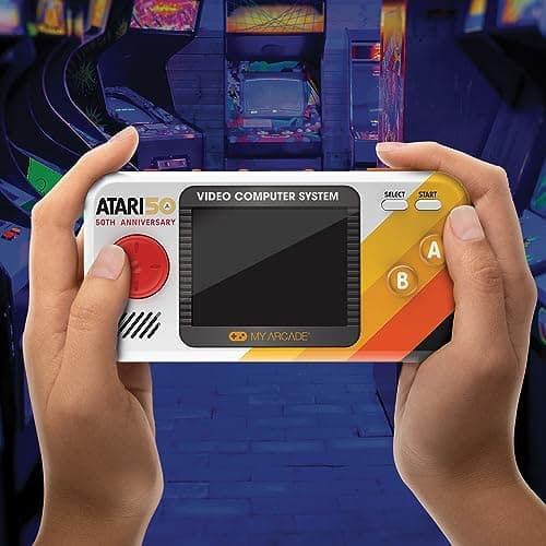 My Arcade Atari Pocket Player Pro: Portable Video Game Console with 100 Games, 2.75" Color Display, Ergonomic Design — view 5