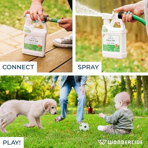 Wondercide - Ready to Use Flea, Tick, and Mosquito Yard Spray with Natural Essential Oils – Mosquito and Insect Killer, Treatment, and Repellent - Plant-Based - Safe Around Pets, Plants, Kids - 32 oz — view 5