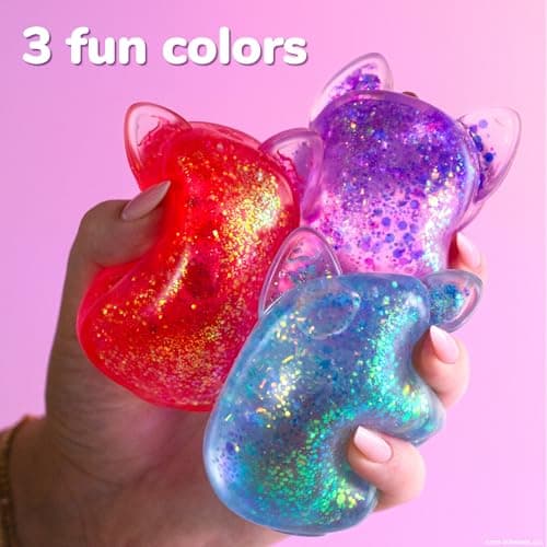 Original Squishmallows™ SLIMYGLOOP Purple Gelli Gels, Slow Rising Sensory Squeeze Toy with Glitter, Gel Filled Fidget Toys — view 5