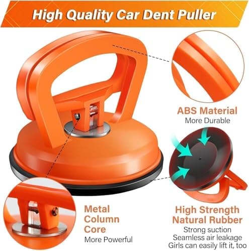 WASAIQI Dent Puller,Car Dent Puller 3 Pack Dent Remover Tool Dent Removal Kit for Car Suction Cup Dent Puller and Dent Repair Kit for Car Body,Screen — view 3