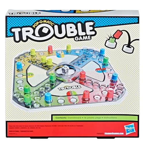 Trouble Board Game for Kids Ages 5 and Up 2-4 Players