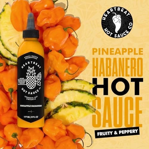 Heartbeat Hot Sauce Hot Ones Collection 3-Pack - 100% Product of Canada, All Natural and Small Batch Fermented - Preservative-Free, Non GMO - Featured on Seasons 6, 10 and 13 (3 x 177 mL) — view 4