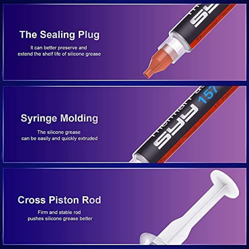 Thermal Paste CPU 2g SYY with Toolkit Compound Paste Heatsink for IC/Processor/CPU/All Coolers, Carbon Based High Performance, Thermal Interface Material — view 5