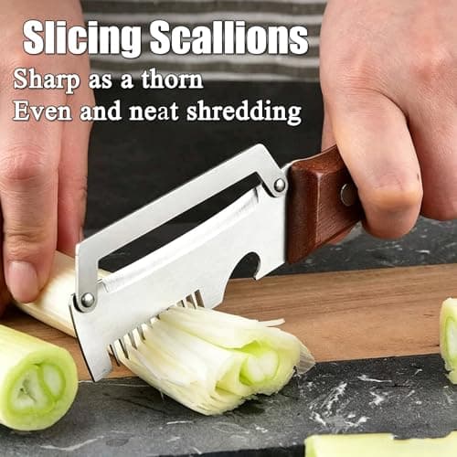 Vegetable Peeler - Wooden Handle Stainless Steel Multi-functional Peeler — view 3