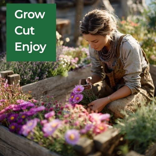 Cut Flower Seeds for Bouquets Canada 10 Flower Varieties Annual and Perennial Mix Bouquet Builder Graines de Fleurs à Couper — view 7