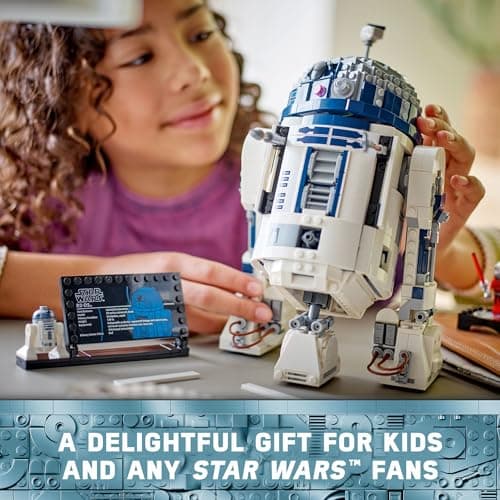 LEGO Star Wars R2-D2 Building Toy Set - Play or Display Star Wars Toy for Boys & Girls, Ages 10+ - Gift Ideas for Kids & Fans - Includes 25th Anniversary Darth Malak Minifigure - 75379 — view 3