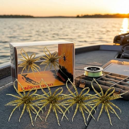 WATNTOW 2PCS Sea Urchin Fishing Lures, Soft Plastic Bass Fishing Bait, Lure Bait for Black Pits, Artificial Creature Urchin Baits Lures for Bass, Freshwater & Saltwater — view 7
