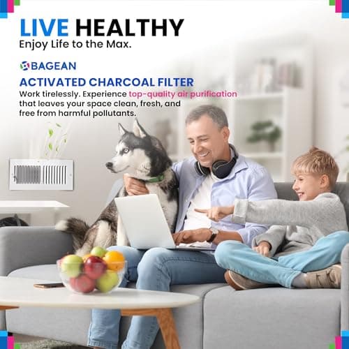Bagean Cut to Fit Activated Carbon Filter Sheet 10” x 48” Carbon Air Filter — view 5