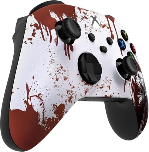 Custom Controllerzz Wireless Controller for Microsoft Xbox Series X/S & Xbox One - Custom Soft Touch Feel - Custom Series X/S Controller (X/S Bloody Zombie) — view 2