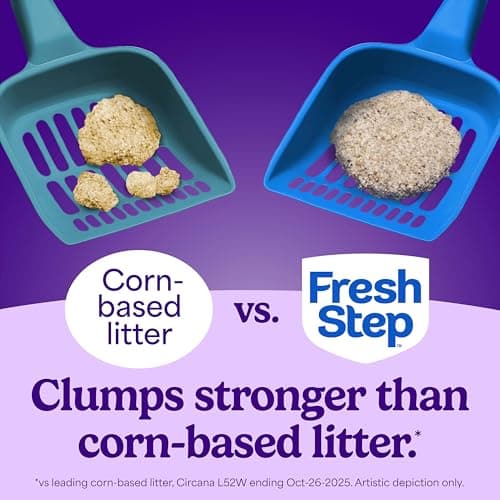 Fresh Step Extreme Multi Cat Clumping Litter with Febreze Freshness, Low Dust, Odor Control with Ammonia Block Tech, Compatible in Automatic Litter Boxes, 14 lb. Box — view 4