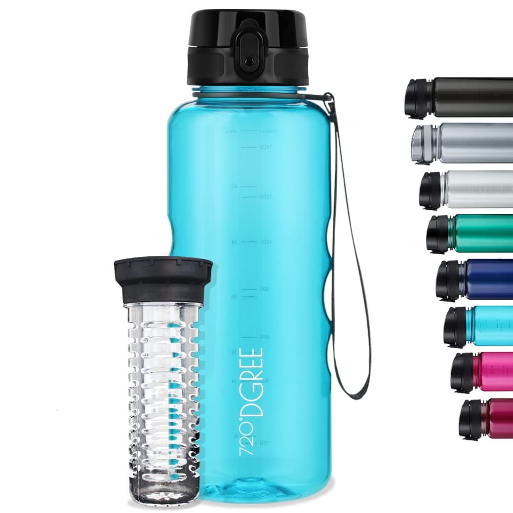 720°DGREE Botella de agua uberBottle – 1,5 litros, 1500ml | Novedosa botella deportiva | Sin BPA | Ideal para niños, fitness, deportes, fútbol, guardería, escuela, pequeños, antigoteo — view 230