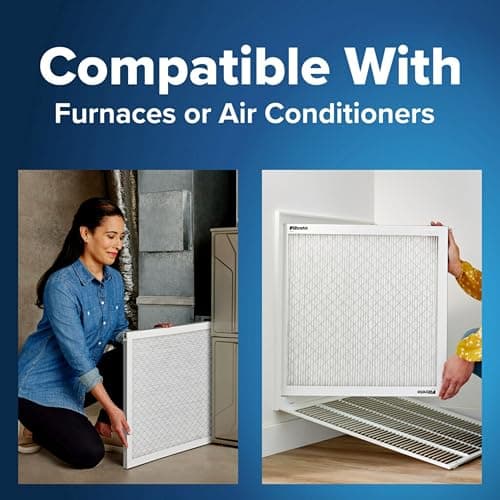 Filtrete 20x25x1 Air Filter MERV 5, 6-Pack AC Furnace HVAC Filters for Home, MPR 300 Basic Dust Defense, Pleated Electrostatic Removes Lint & Dust (Actual Size 19.69x24.69x0.81 in) — view 4