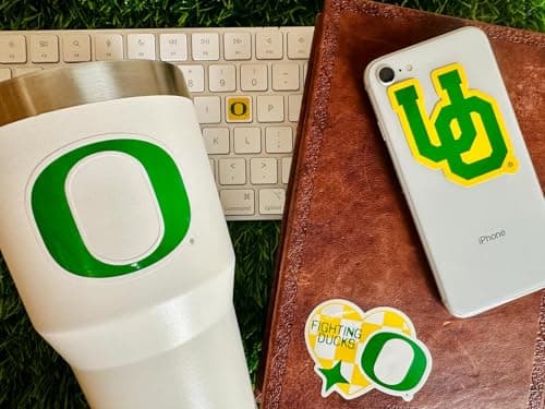 Oregon Ducks Stickers Decals Bundle Vinyl for Water Bottle Car Helmet 14 Pc