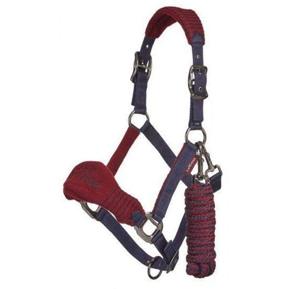 LeMieux Vogue Fleece Headcollar with Lead Rope - Extra Padding, Adjustable at Curb and Poll Strap — view 2