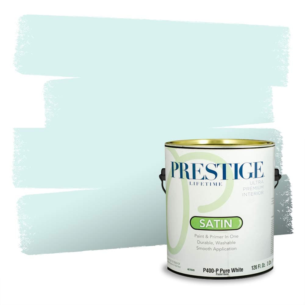 PRESTIGE Paints Interior Paint and Primer In One, 1-Gallon, Semi-Gloss, Comparable Match of Valspar* Dewdrop* — view 376