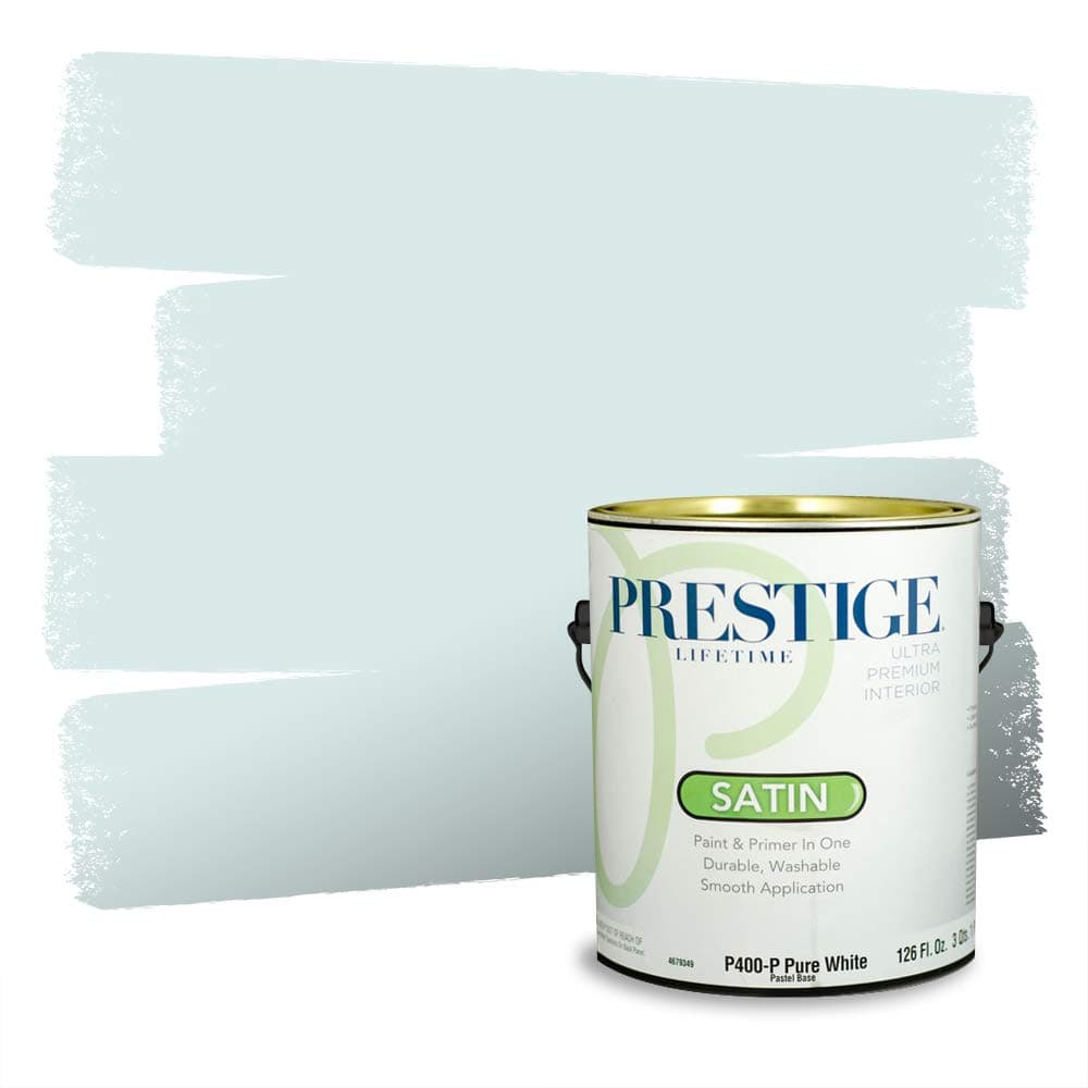 PRESTIGE Paints Interior Paint and Primer In One, 1-Gallon, Semi-Gloss, Comparable Match of Valspar* Dewdrop* — view 221