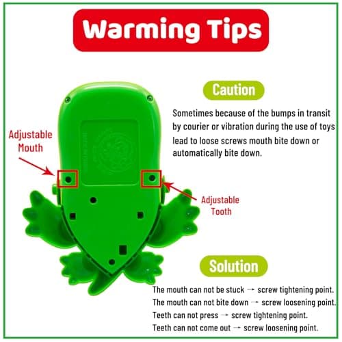 iShyan Crocodile Teeth Game for Kids Ages 4+, Alligator Tooth Game Push Teeth Down Toy, Funny Chomping Mouth Bite Surprise Games, No Batteries Travel Family Party Toy for Boys Girls — view 6