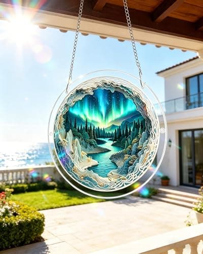 Acrylic Suncatcher Jigsaw Puzzle, Window Suncatcher Acrylic Puzzle, 83 Pieces DIY Suncatcher Kits for Adults, Home Decor Gift for Women Men Mom Birthday Gift (I) — view 5
