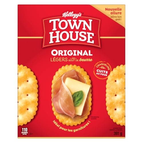 Kellogg's Town House Original Crackers, 391.0 g (Pack of 1) - Package May Vary — view 3