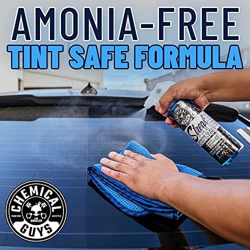 Chemical Guys Streak Free Glass & Window Cleaner (Works on Mirrors, Navigation Screens & More; Car, Truck, SUV and Home Use), Ammonia Free & Safe on Tinted Windows, 473 ml — view 4