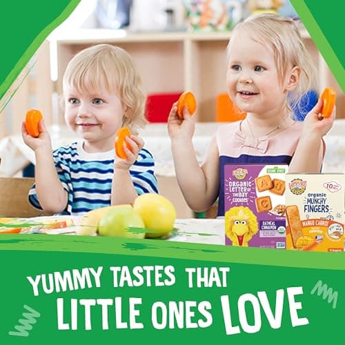 Earth's Best Organic Melty Hoops, Bite-Sized Snacks for Babies 8 Months and Up, Spring Veggie, 0.32 Ounce Individual Bags (Pack of 4) — view 5