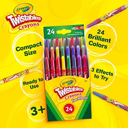Crayola Twistables Crayons for Kids (24ct) Cute School Supplies for Toddlers, Preschool, Kindergarten, Elementary, Gifts for Boys & Girls, Ages 3, 4, 5 — view 4
