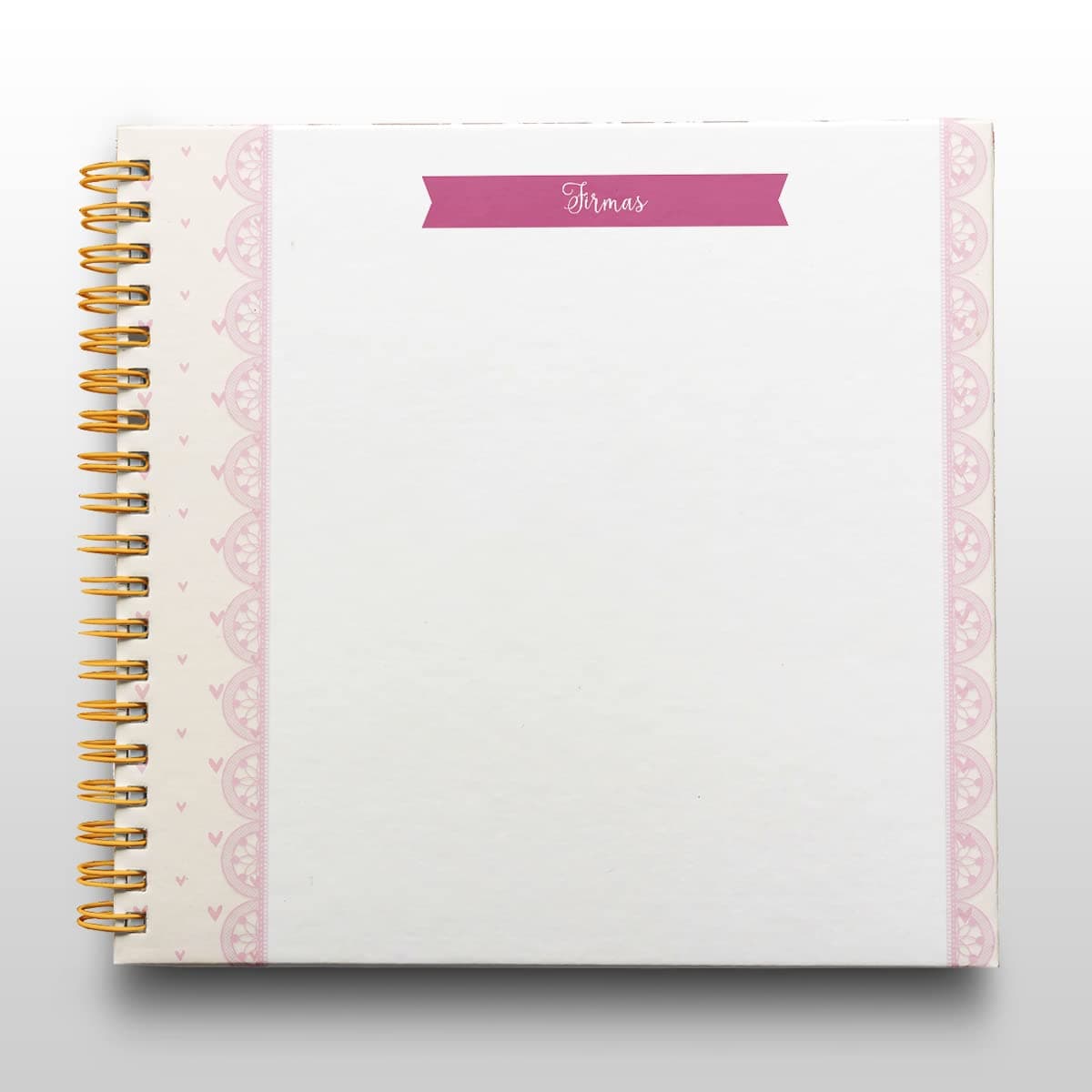 Libro de Firmas Comunión Niña Personalizado - Tamaño 25 x 21 cm. Personalización del Álbum en Portada Foto y Nombre. 60 páginas impresas a color. ONEPERSONAL — view 8